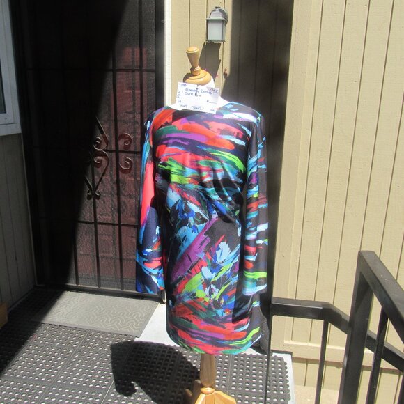 #294  NEW WOMEN'S LONG SLEEVE DRESS BY MAIA  (SIZE 16W) - Picture 1 of 3